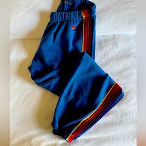 Aviator nation velvet stripe sweatpants